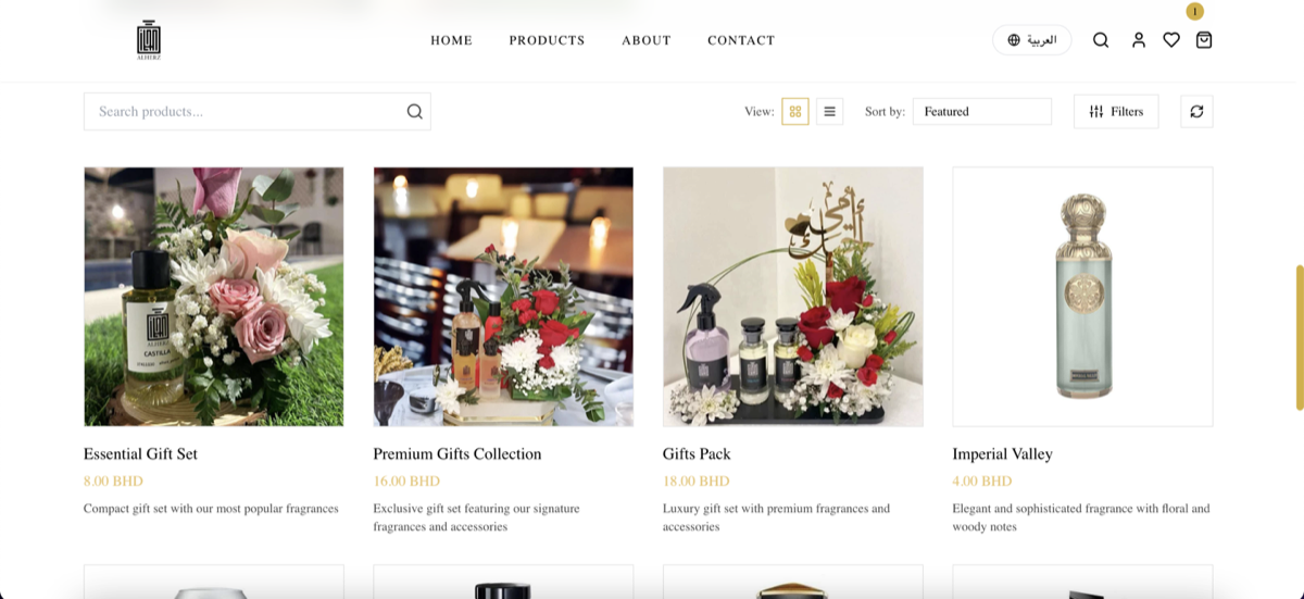 Alherz Perfume - Advanced E-commerce Platform with CMS - Thumbnail 2