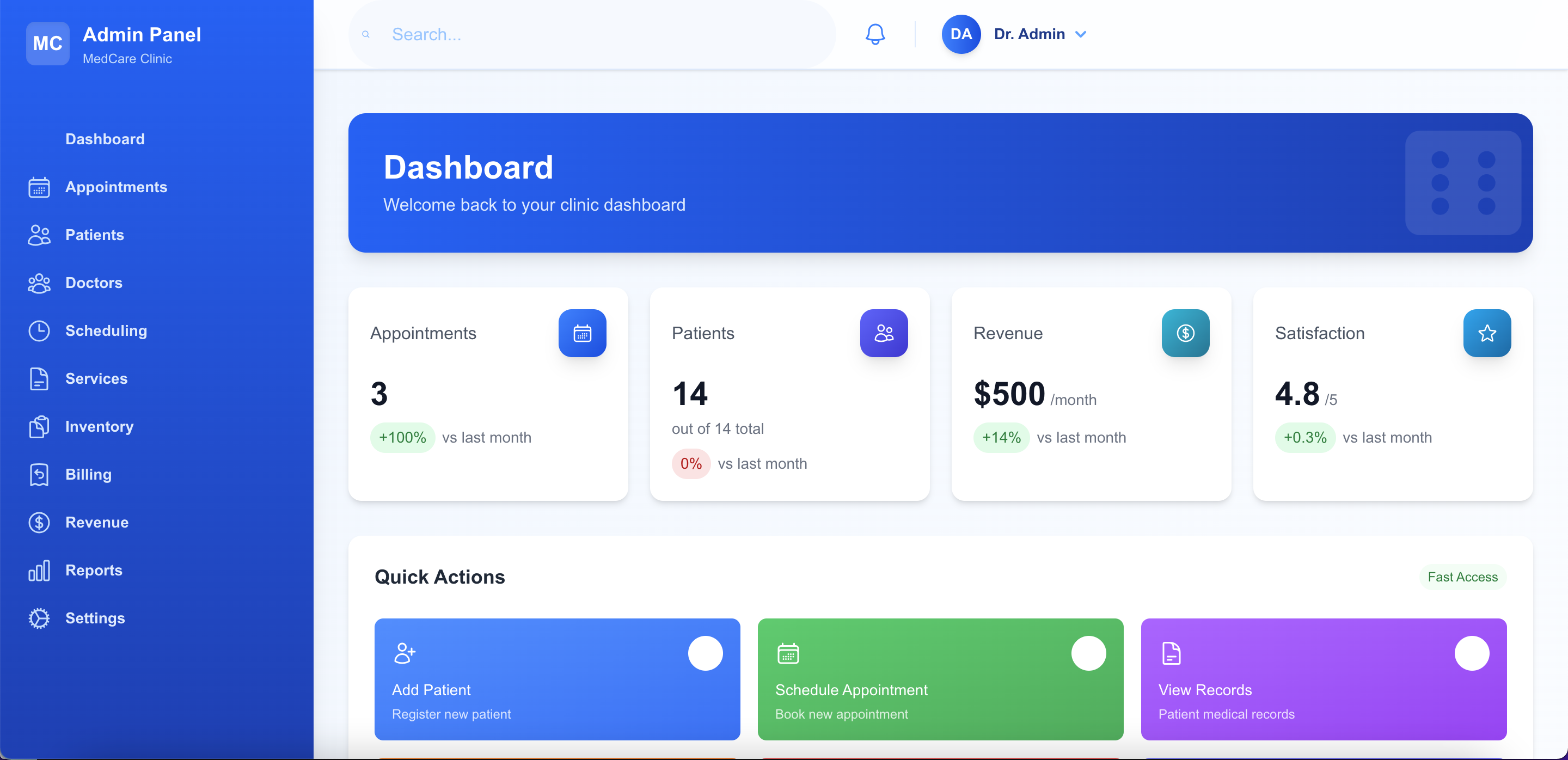 MedCare Clinic - Integrated Healthcare Management Ecosystem